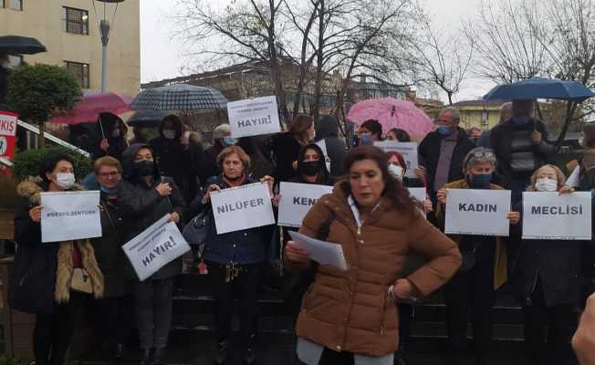 Nilüfer Kent Konseyi Serpil Şentürk İçin Adliye'deydi