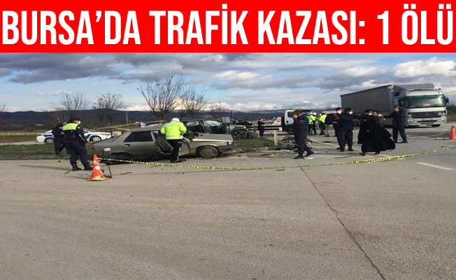 Yenişehir’de trafik kazası: 1 ölü, 1 yaralı