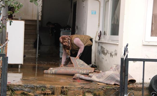 Bodrum’da sel faciası, evleri su bastı