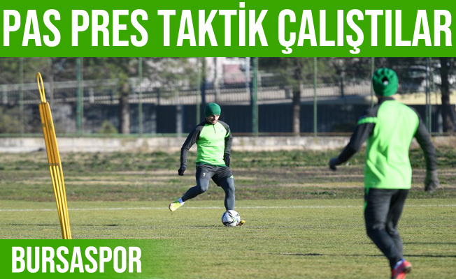 Bursaspor'da Eyüpspor maçı çalışmaları devam ediyor