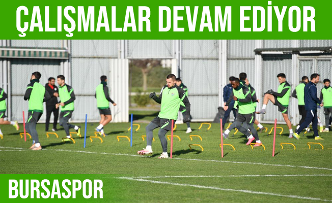 Bursaspor, Erzurumspor için pas pres çalışması yaptı