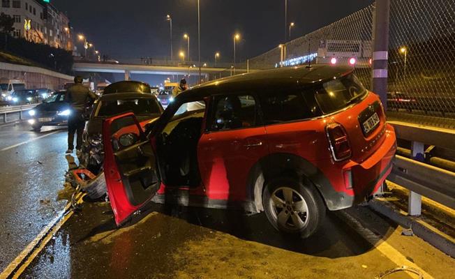 E-5’teki zincirleme trafik kazasında 1 kişi yaralandı