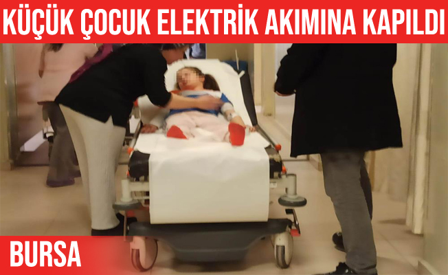 İnegöl'de elektrik akımına kapılan çocuk yaralandı