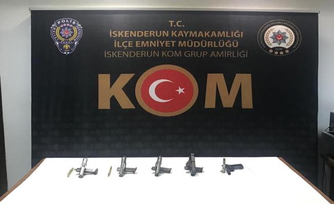 İskenderun’da silah kaçakçılığı operasyonu