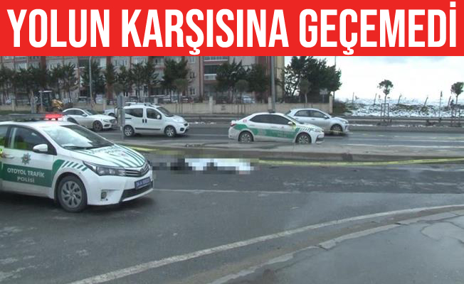 Karşıya geçmeye çalışırken tırın altında kaldı