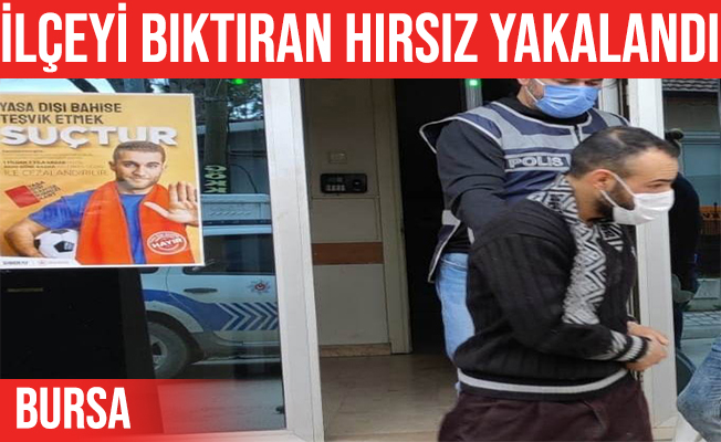 Mustafakemalpaşa'daki baş belası hırsız yakalandı