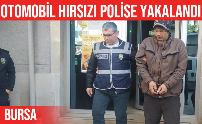Mustafakemalpaşa'daki oto hırsızı yakalandı