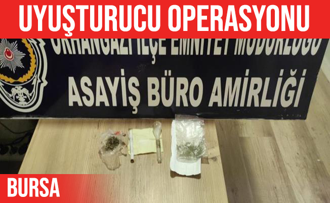 Orhangazi'de uyuşturucu operasyonu: 2 tutuklama