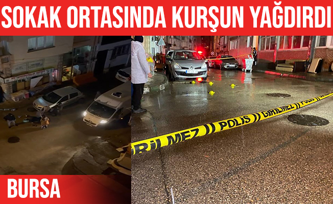 Osmangazi'de sokak ortasında silahla vuruldular