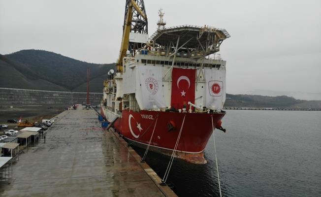 Yavuz Sondaj Gemisi Karadeniz'de ilk seferine hazırlanıyor