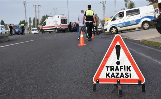 Ankara'da dolmuş kazası: 2 yaralı