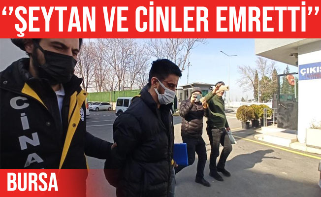 Annesini boğazını keserek öldüren zanlı adliyeye sevk edildi