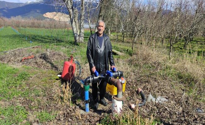 Bursa'da hırsızlar sulama sondajlarına dadandı