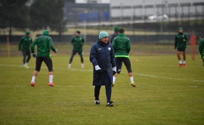 Bursaspor Yılport Samsunspor maçı hazırlıklarını sürdürdü
