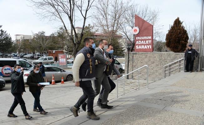 Erzurum’da Polisi sürükleyen taksici tutuklandı