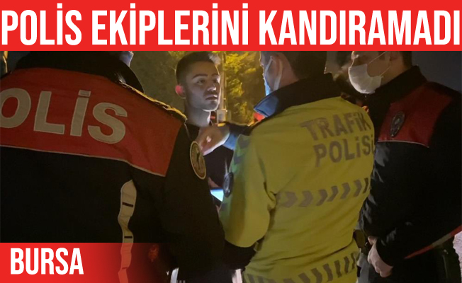 İnegöl'de polise abisinin kimliğini gösteren şahsa ceza yağdı