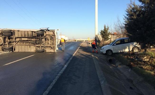 Kırklareli’nde zincirleme trafik kazası: 6 yaralı