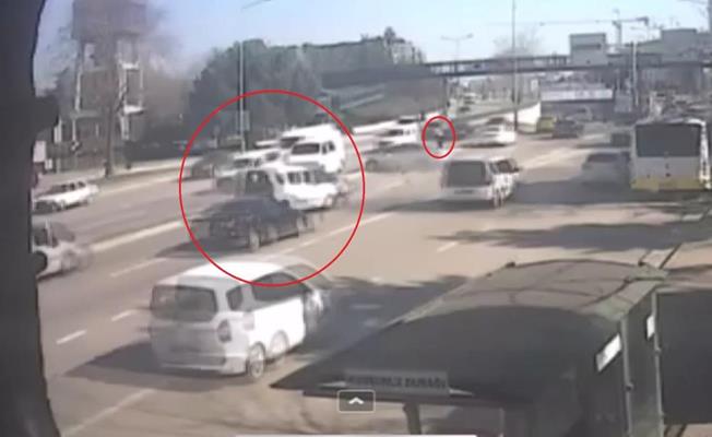 Osmangazi'de zincirleme trafik kazası