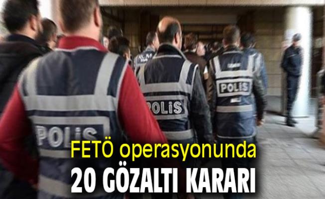 Sakarya merkezli 6 ilde FETÖ operasyonunda 20 gözaltı