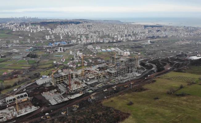 Samsun Şehir Hastanesi'nde çalışmalar devam ediyor