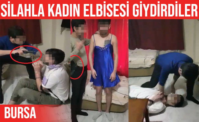 Silahla Tehdit Edip Kadın Elbisesi Giydirdiler