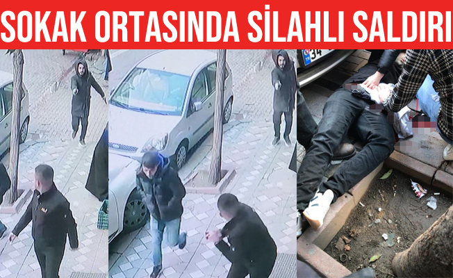 Zeytinburnu'nda sokak ortasında silahlı saldırı