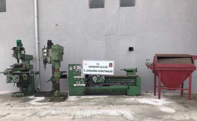 15 tonluk makineleri çalan 3 şüpheliyi jandarma yakaladı