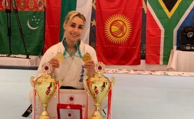 2 altın madalya ile dünya şampiyonu oldu