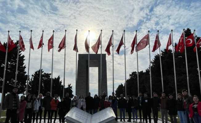 7 bölge 7 ülkeden öğrenciler Çanakkale’yi ziyaret etti