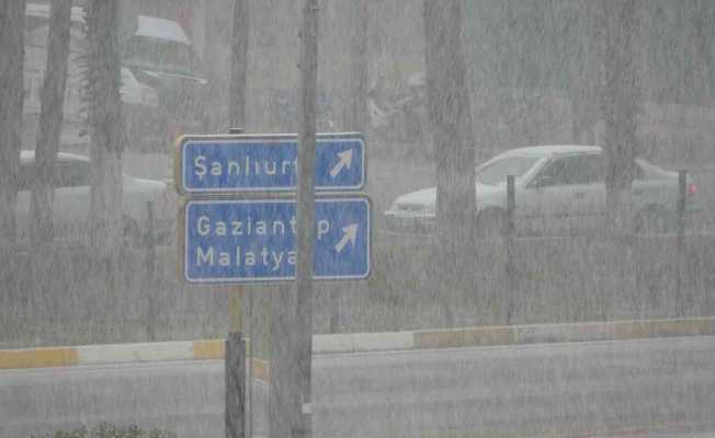 Adıyaman’da kar yağışı başladı