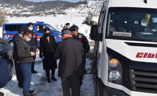 Ağlı Kaymakamı Kazanasmaz’dan denetim noktalarına ziyaret