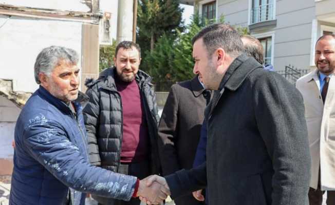 AK Parti İl Başkanı Bağatar’dan evi yanan vatandaşlara ziyaret