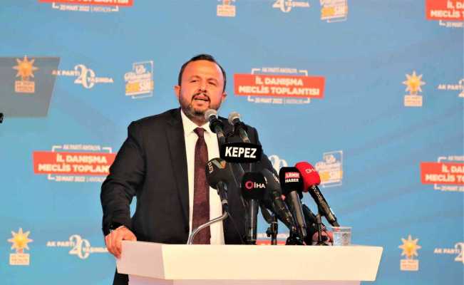 AK Parti İl Başkanı Taş: “20 yıldır milletimizin yetki verdiği bir lideri 6 kişi bir araya gelip yıkamazsınız”