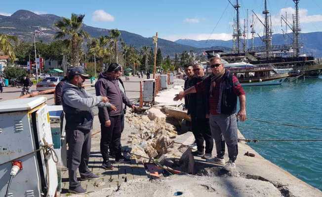 Alanya’da teknecilerin ’çöken iskele’ isyanı