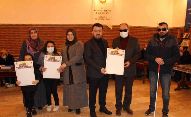 Amasya Müftülüğü’nden görme engellilere özel Ramazan imsakiyesi