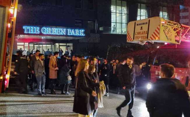 Ankara Barosu avukatlarının bulunduğu otelde yangın
