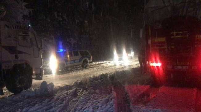Antalya-Konya karayolu trafiğe kapatıldı