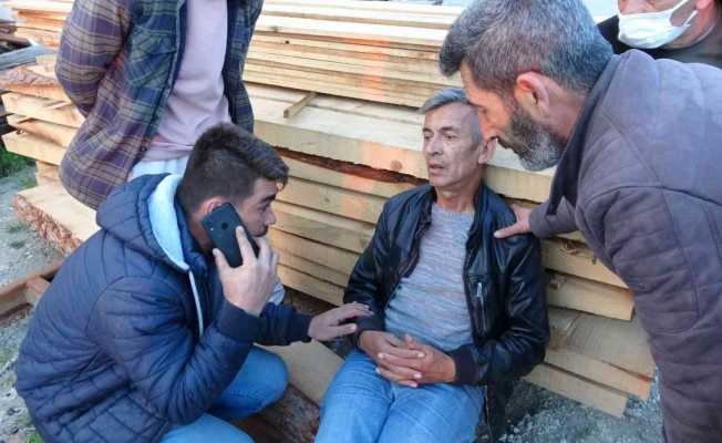 Aracın kontrolünü kaybeden epilepsi hastası elektrik direğine çarparak durabildi