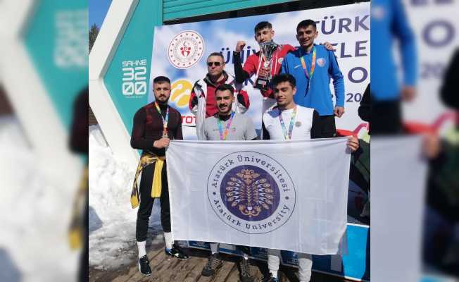 Atatürk Üniversitesi kürsüden inmedi: tam 26 madalya
