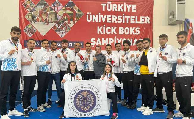 Atatürk Üniversitesi sportif başarılarına bir yenisini daha ekledi