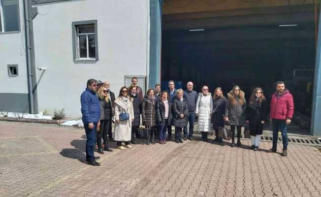 Avrupalı iş adamları Nevşehir’deki firmalarda incelemelerde bulundu