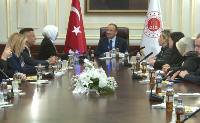 Bakan Bozdağ, TBMM Kadına Yönelik Şiddetin Araştırılması Komisyonu üyelerini kabul etti
