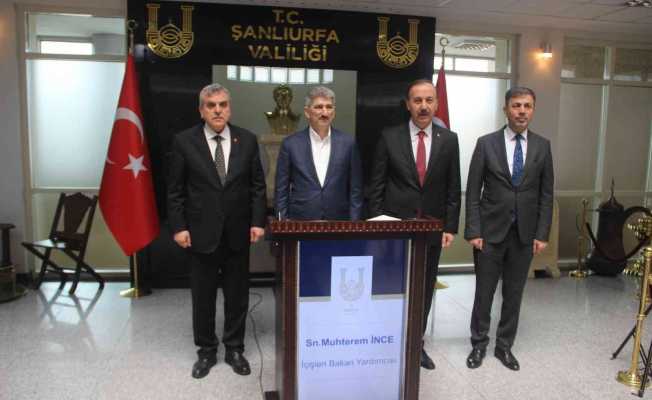 Bakan Yardımcısı Muhterem İnce, Şanlıurfa’da