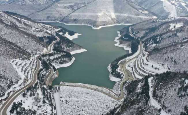 Bursa Barajları'nda kar bereketi