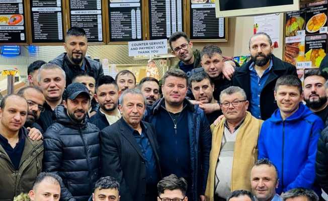 Başkan Dinçer, İngiltere’de Aksaraylılar ile bir araya geldi