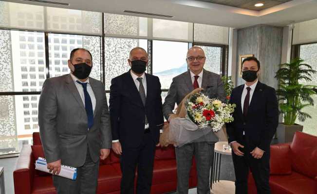 Başkan Ergün misafirlerini ağırladı