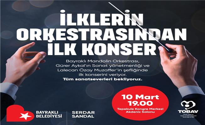 Bayraklı Belediyesi ‘Mandolin Orkestrası’ ilk kez sahneye çıkıyor
