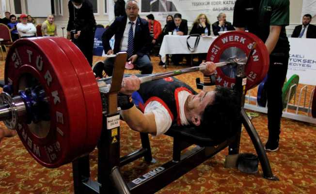 Bedensel Engelliler Halter Türkiye Şampiyonası başladı