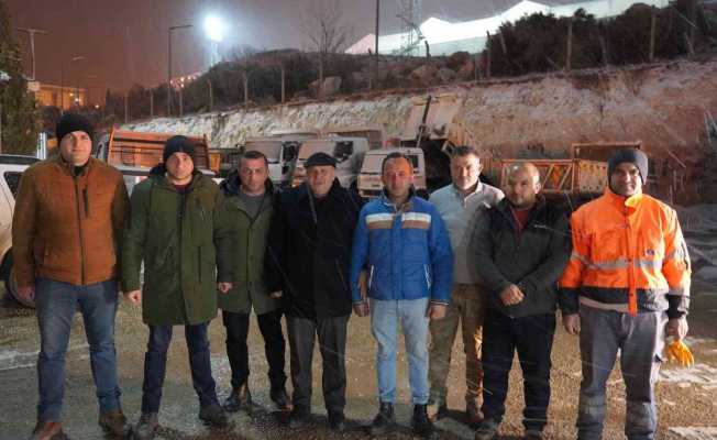 Bilecik’te karla mücadele çalışmaları devam ediyor