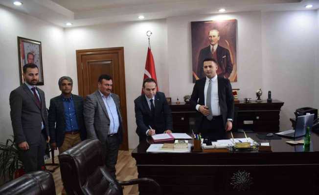 Bozdoğan Başalan Mahallesi’ne yapılacak sağlık evi için protokol imzalandı